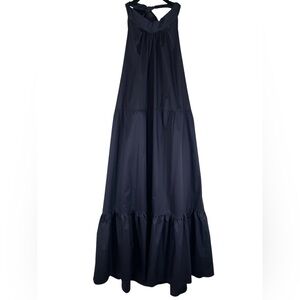 Monica Nera Halter Maxi Dress – Navy, Size‎ L